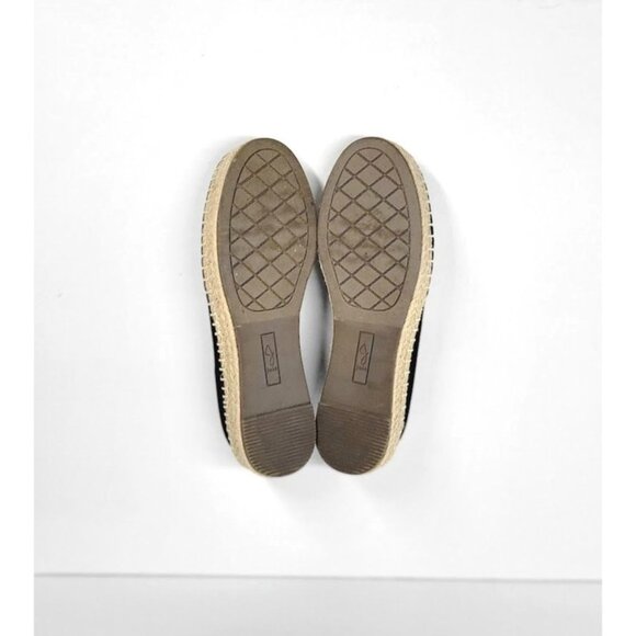 JOIE cara espadrilles canvas black Sz 7 - Picture 6 of 7